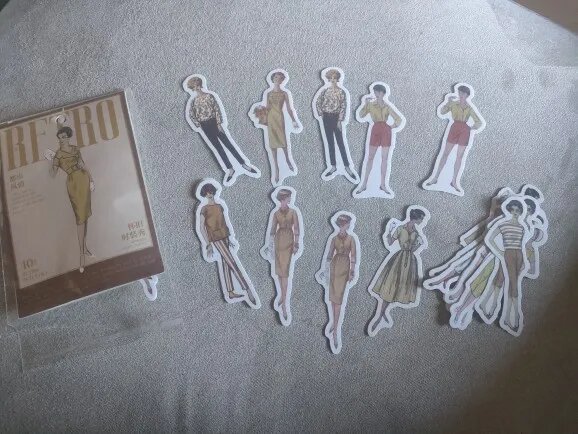 Retro Fashion Washi Stickers