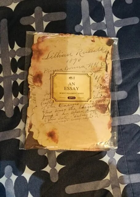 Vintage Burnt Edge Decorative Paper Set
