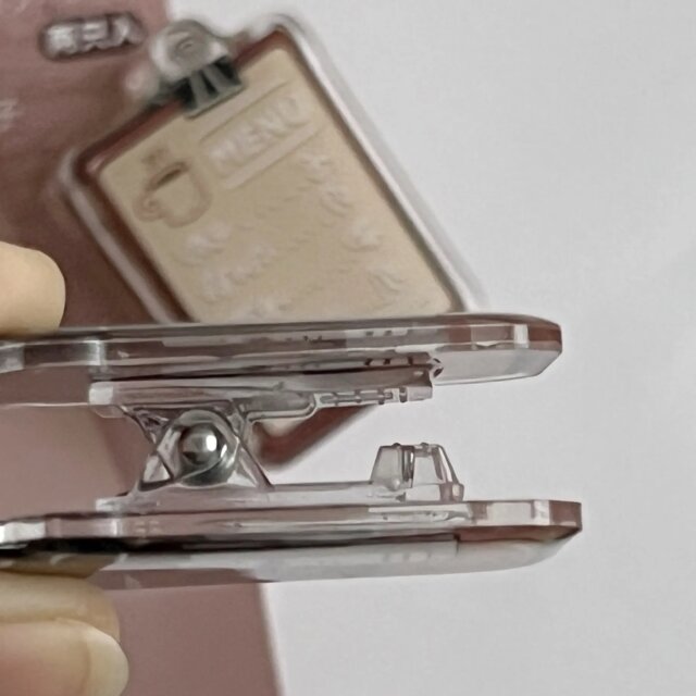 Cozy Café Acrylic Clips