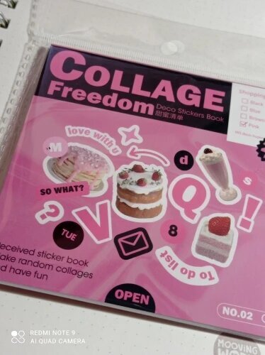 Collage Freedom Deco Sticker Book