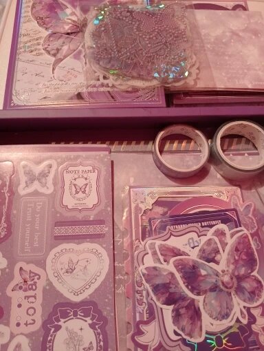 Paperwrld Butterfly Scrapbooking Box