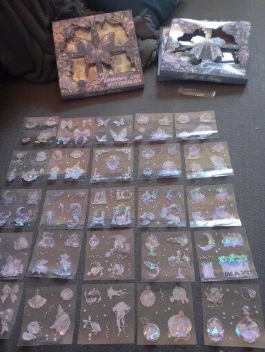 Holographic Fantasy Die-Cut Sticker Set