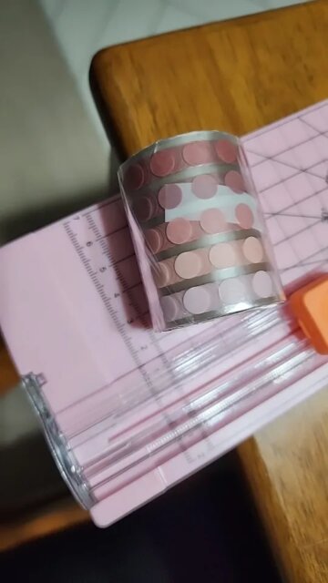 Pastel Dot Decorative Washi Tape Roll