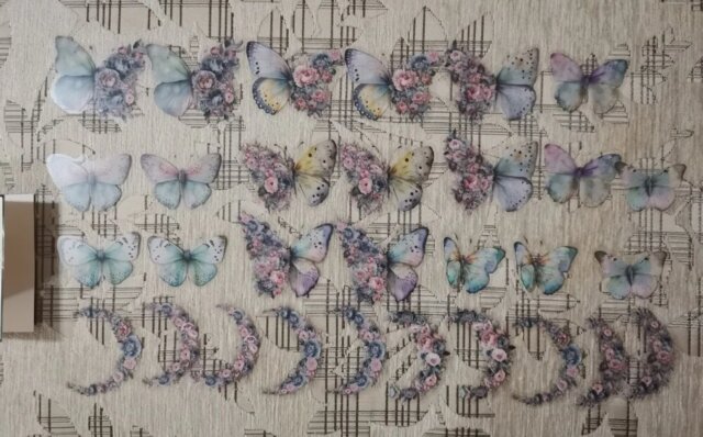 Celestial Butterfly Sticker Set
