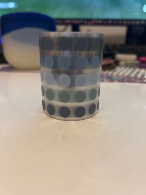 Pastel Dot Decorative Washi Tape Roll