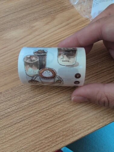Afternoon Café Die-Cut Roll Stickers