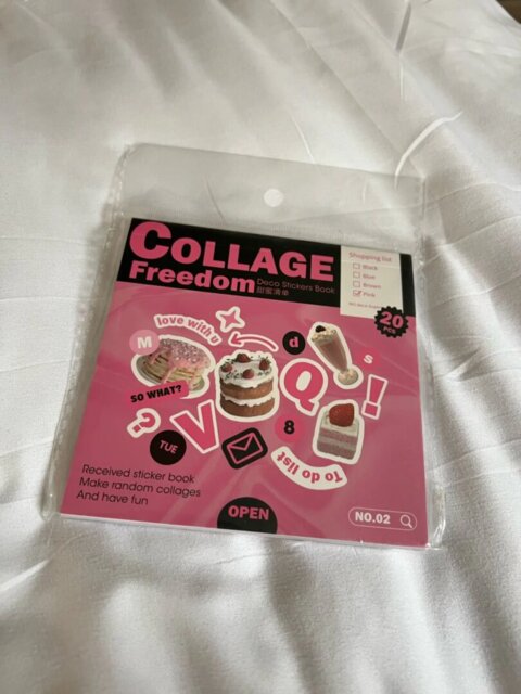 Collage Freedom Deco Sticker Book