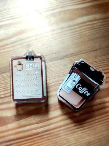 Cozy Café Acrylic Clips