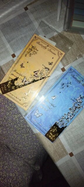 Butterfly Shadow Metal Bookmark