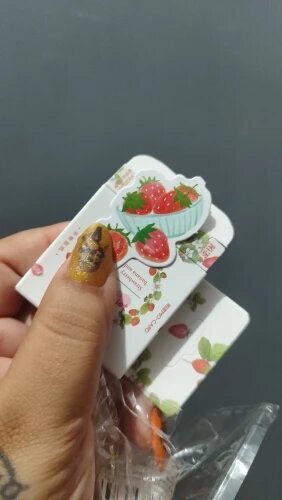 Strawberry-Themed Sticker Set