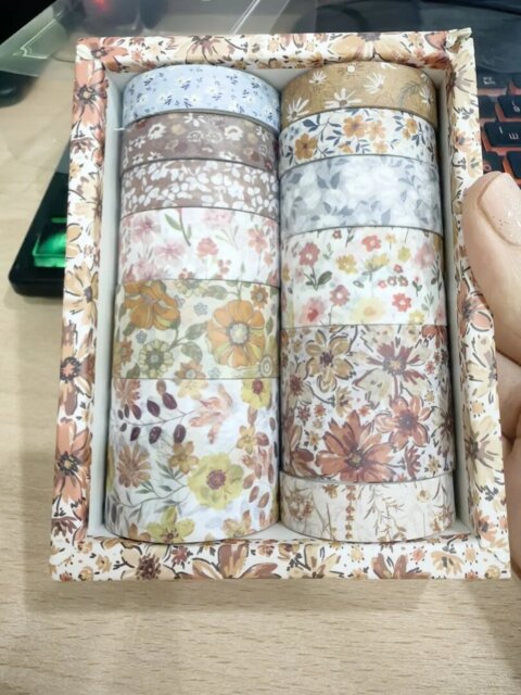 Floral Serenity Washi Tape Set