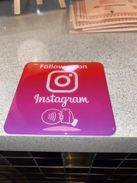 Review Plaque NFC Tap Card