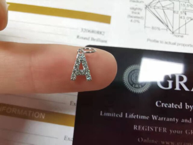 Called by Name Letter Charm