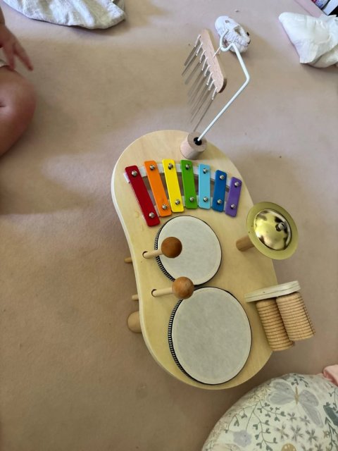 Wooden Educational Music Table - Percussion Kit for Kids