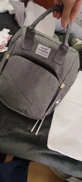 Multifunctional Foldable Diaper Bag for Mom