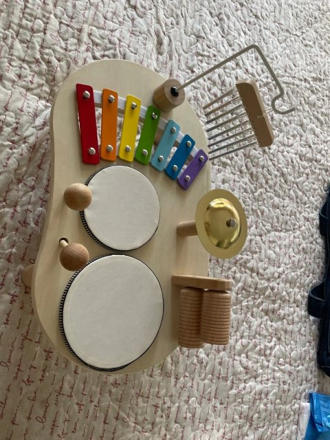 Wooden Educational Music Table - Percussion Kit for Kids