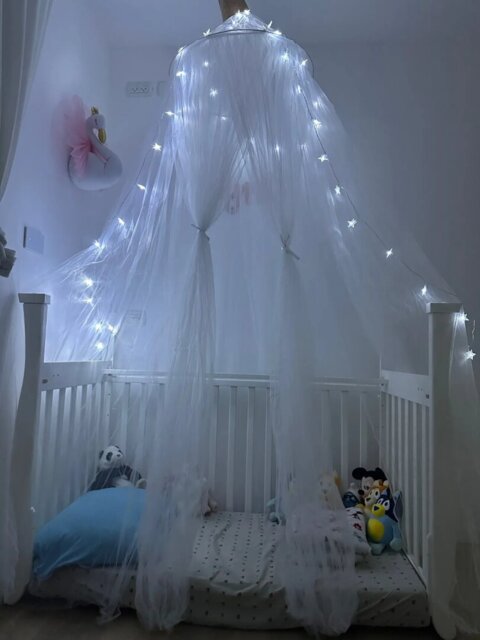 Baby bed canopy | white 