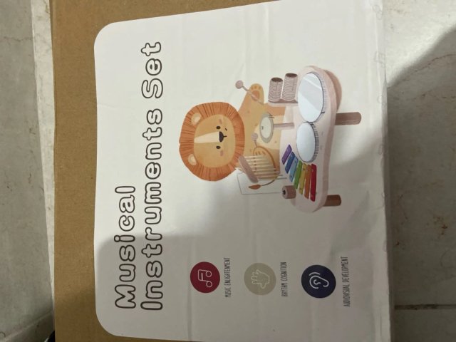 Wooden Educational Music Table - Percussion Kit for Kids
