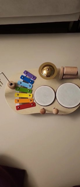 Wooden Educational Music Table - Percussion Kit for Kids