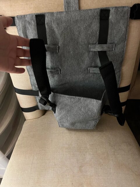 Harnais De Sécurité 5 Points Pour Chaise Haute Bébé – Sangle Réglable Universelle Pour Chaise Haute, Poussette, Siège Auto (Gris)