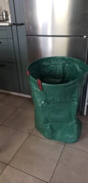 4x 270L Large Garden Waste Bag Reusable Leaf Rubbish Plant Grass Sack Carry Pack review