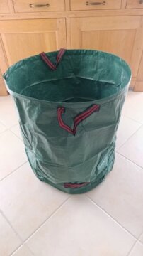4x 270L Large Garden Waste Bag Reusable Leaf Rubbish Plant Grass Sack Carry Pack review