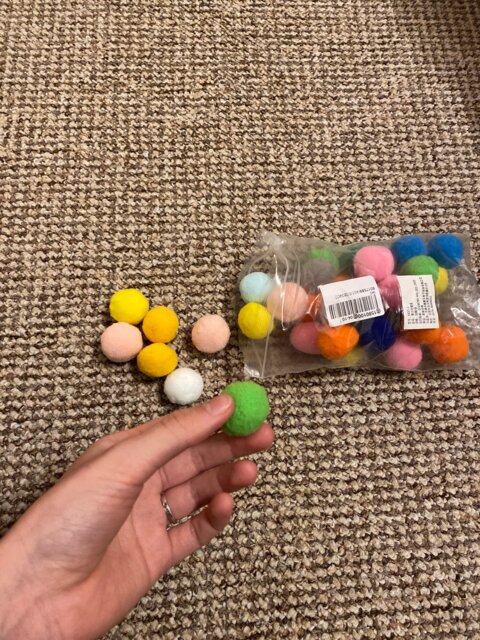 Purrfect Pom Poms