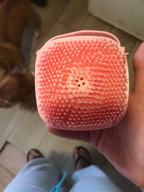Cute Dog Bath Brush
