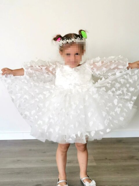 ROBE CEREMONIE FILLE - Papillons