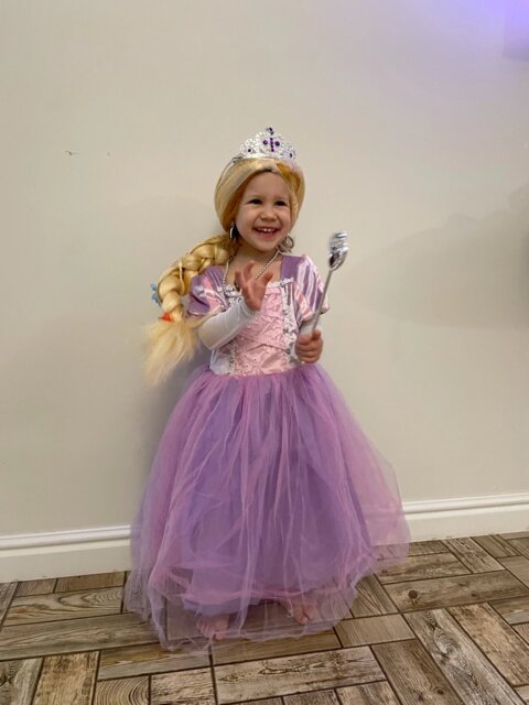 Robe de princesse Raiponce