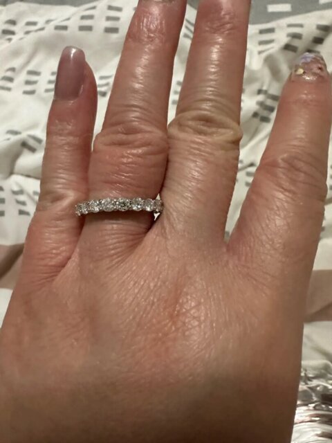 S925 Ferris Wheel Transparent Diamond Ring For Her/Him