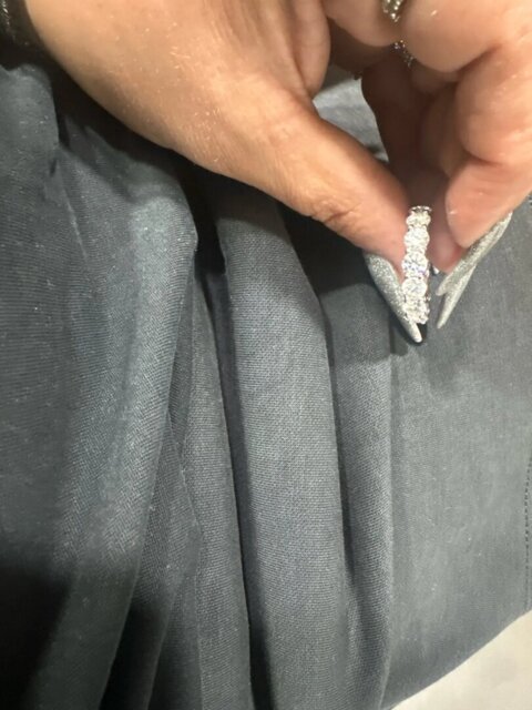 S925 Ferris Wheel Transparent Diamond Ring For Her/Him