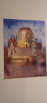 Travis Scott Astroworld Album Wall Art Poster