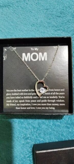 Heart-Shaped Pendant Necklace - Heartfelt Mother's Day Gift