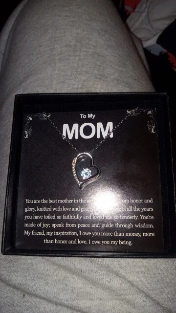 Heart-Shaped Pendant Necklace - Heartfelt Mother's Day Gift
