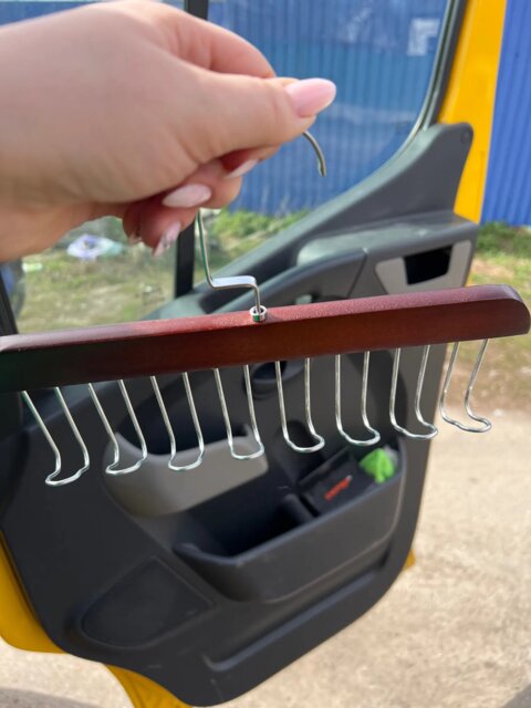 Solid Wood Hanger Organizer