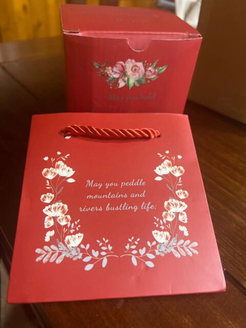 Eternal Rose Box - W/ Engraved Necklace & Real Rose