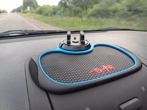 Support Téléphone Voiture LONIO MG04 - Alliage Aluminium, Silicone - Rotation 360°