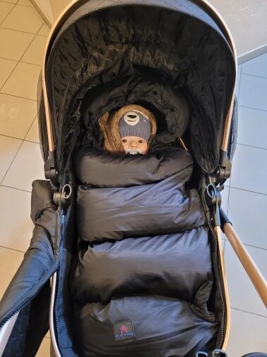 Duvet stroller footmuff