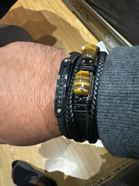 Bracelet homme | Oeil de tigre