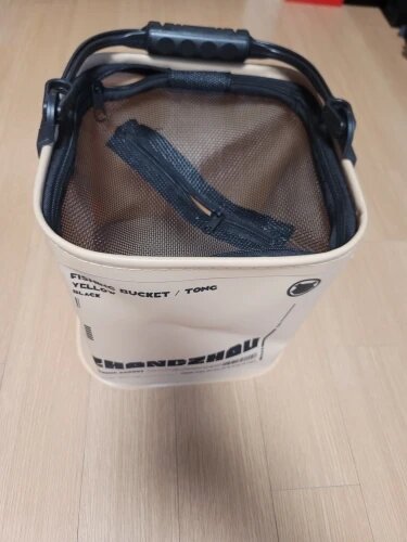 Portable Foldable Fishing Bucket EVA Live Fish Container with Rope 8-13L