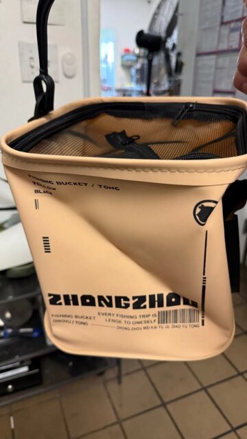 Portable Foldable Fishing Bucket EVA Live Fish Container with Rope 8-13L