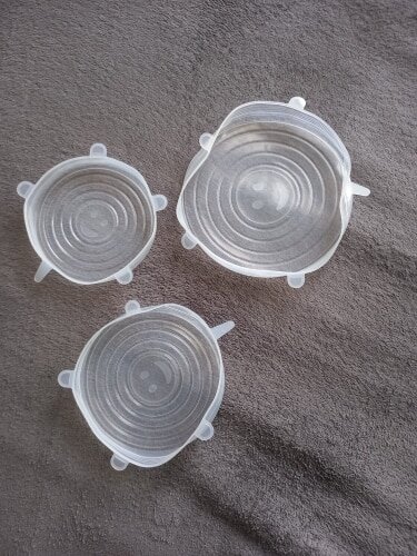 Couvercle silicone extensible | Lot de 6 | EcoloCouvercle™