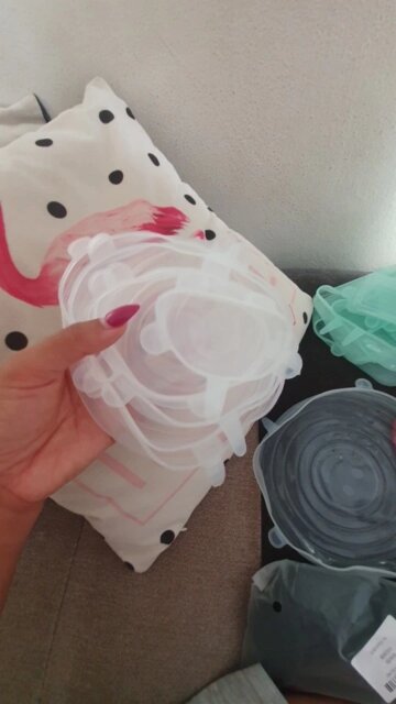 Couvercle silicone extensible | Lot de 6 | EcoloCouvercle™