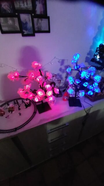 Mystic Rose Tree Lamp