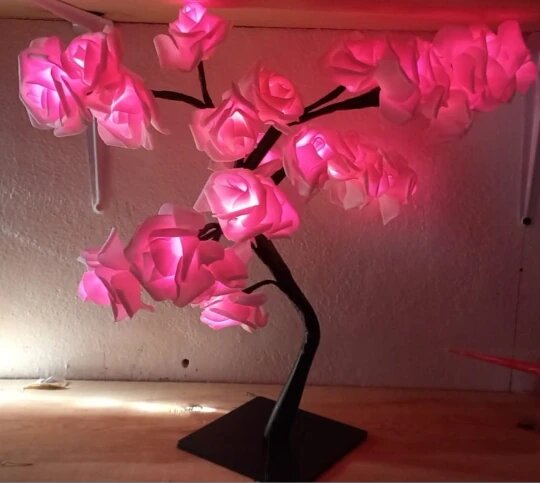 Mystic Rose Tree Lamp