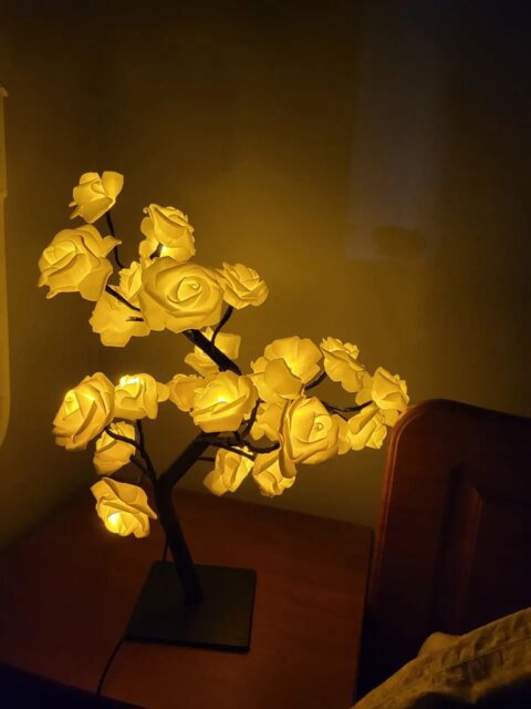 Mystic Rose Tree Lamp