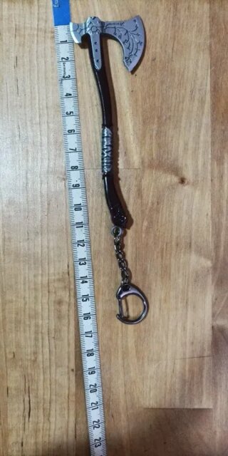 GOD OF WAR KEYCHAINS (Shield - Leviathan axe - Blades of chaos )