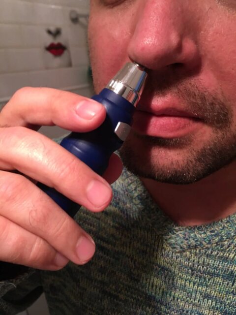 Electric Ear & Nose Hair Trimmer, Vacuum Hair Trimmer