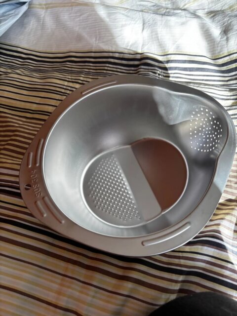 Passoire en inox pour fruits, légumes, riz.